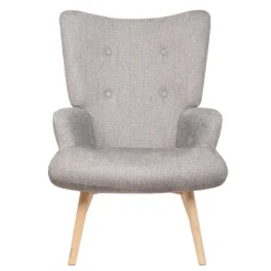 HOMLA Fotel Moss Pop W Tkaninie Ciemnobezowy 72X73X96Cm