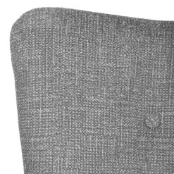 HOMLA Fotel Moss Pop W Tkaninie Szary 72X73X96Cm