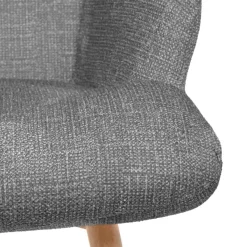 HOMLA Fotel Moss Pop W Tkaninie Szary 72X73X96Cm