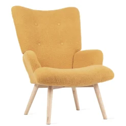 HOMLA Fotel Moss Teddy Boucle W Tkaninie Teddy