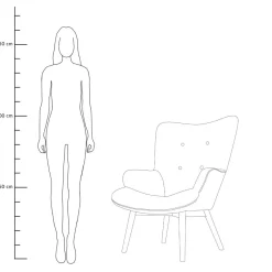 HOMLA Fotel Moss Teddy Boucle W Tkaninie Teddy