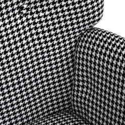 HOMLA Fotel Moss W Bialo-Czarna Pepitke 70X95Cm