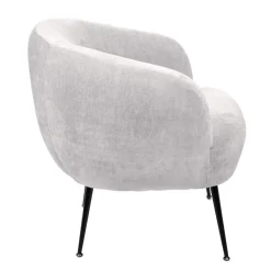 HOMLA Fotel Pallstol Szenilowy Szary 72X70X74Cm