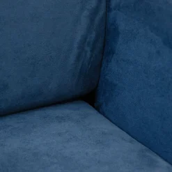 HOMLA Fotel Sametti W Tkaninie Granatowy 96X81X65 Cm
