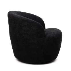 HOMLA Fotel Svingen Obrotowy Czarny 65.5X77X69Cm