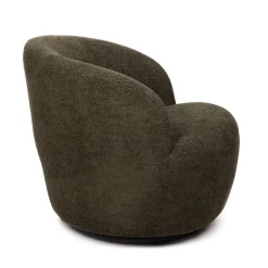 HOMLA Fotel Svingen Obrotowy Oliwkowy 65.5X77X69Cm