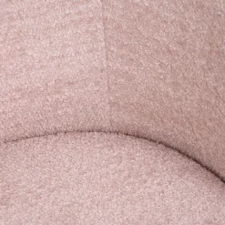 HOMLA Fotel Svingen Obrotowy Rozowy 65.5X77X69Cm