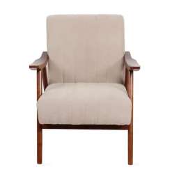 HOMLA Fotel Terra Nogi Ciemnobrazowe 70X75X87 Cm