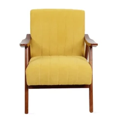 HOMLA Fotel Terra Nogi Ciemnobrazowe 70X75X87 Cm