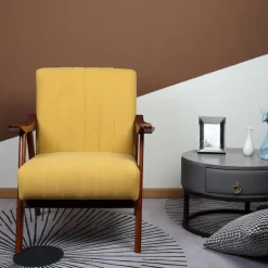 HOMLA Fotel Terra Nogi Ciemnobrazowe 70X75X87 Cm