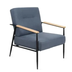 HOMLA Fotel Veludo Denim 71X70X83 Cm