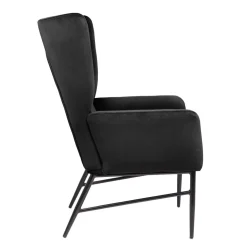 HOMLA Fotel Vinnande Czarny 97X67X73 Cm