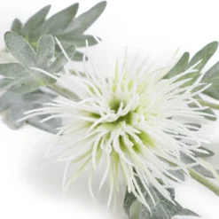 HOMLA Galazka Sztuczna Alma Kulki Biale 68 Cm