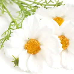 HOMLA Galazka Sztuczna Cosmos Biala 50 Cm