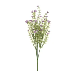 HOMLA Galazka Sztuczna Ferna Paproc Z Kwiatami 33 Cm