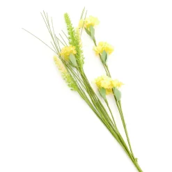 HOMLA Galazka Sztuczna Meadow Z Malymi Kwiatkami Zolta 53 Cm