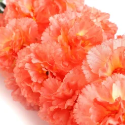 HOMLA Galazka Sztuczna Tena Gozdziki Pomaranczowe 82 Cm