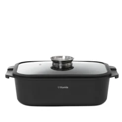 HOMLA Garnek Darren Brytfanna Z Pokrywka 7 L