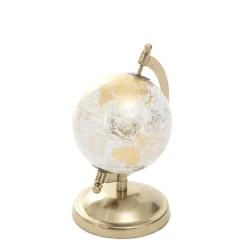 HOMLA Globus Dekoracyjny Globe Zloty 13X10X18 Cm
