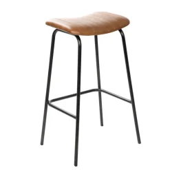 HOMLA Hoker Lumbar W Obiciu Ze Skory Bawolej Brazowe 47X38X77 Cm