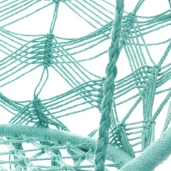 HOMLA Hustawka Circle Doira Makrama Turkusowa 82X60X115-138 Cm