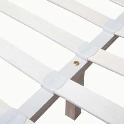 HOMLA Łóżko Karalius Welurowe Bezowe 160X200 Cm