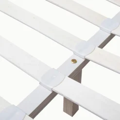 HOMLA Łóżko Karalius Welurowe Granatowe 140X200 Cm