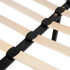 HOMLA Łóżko Ze Stelazem Mikkel Welurowe Zielone 160X200 Cm