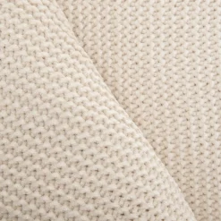 HOMLA Koc Chenille Szenilowy Ecru 130X170 Cm