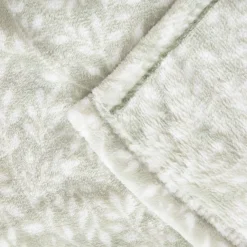 HOMLA Koc Landen W Liscie Pistacjowy 150X200 Cm