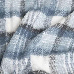 HOMLA Koc Manpa W Krate Niebieski 130X170 Cm