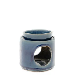 HOMLA Kominek Soleto Ceramiczny Granatowy 9X9X10 Cm
