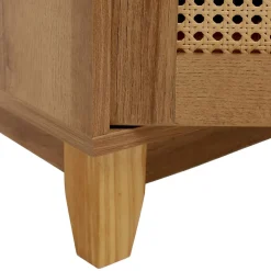 HOMLA Komoda Notto Z Rattanem 74X35X86 Cm