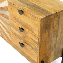 HOMLA Komoda Tropea Lite Drewno Mango Z Akacja 150X40X75 Cm