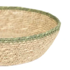 HOMLA Kosz Do Przechowywania Clary Naturalny Z Trawy Morskiej 20X20X5 Cm