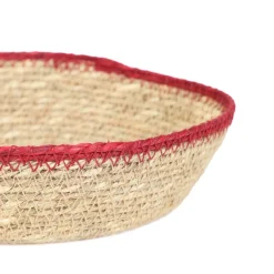 HOMLA Kosz Do Przechowywania Clary Naturalny Z Trawy Morskiej 20X20X5 Cm