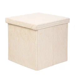 HOMLA Kosz Do Przechowywania Letia Bezowy 27X27X27 Cm