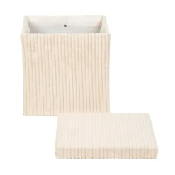 HOMLA Kosz Do Przechowywania Letia Bezowy 27X27X27 Cm