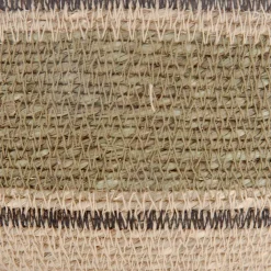 HOMLA Kosz Do Przechowywania Maura W Zielone Paski 23X23X13 Cm