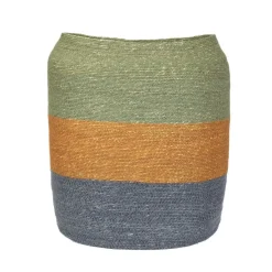 HOMLA Kosz Do Przechowywania Regin W Kolorowe Paski 35X35X45 Cm