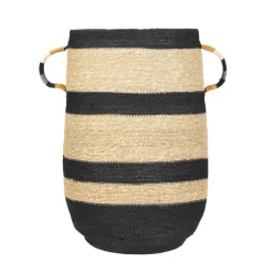 HOMLA Kosz Do Przechowywania Serren Z Kolorowymi Uchwytami 35X35X55 Cm