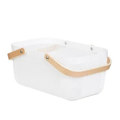 HOMLA Kosz Elijah Bialy 24.5X40X19Cm