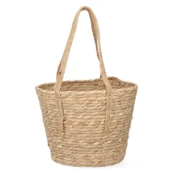 HOMLA Kosz Lumbo Z Trawy Morskiej Z Uchwytami 28X25 Cm