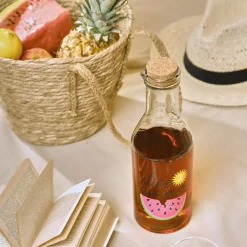 HOMLA Kosz Lumbo Z Trawy Morskiej Z Uchwytami 28X25 Cm