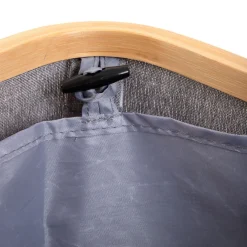 HOMLA Kosz Na Bielizne Nellie Szary 45X30X55 Cm