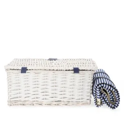 HOMLA Kosz Piknikowy Orlando Dla 4 Osob Z Mata 46X30X20 Cm