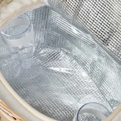 HOMLA Kosz Piknikowy Picnic Owalny Dla 2 Osob 38X26X18 Cm