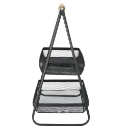 HOMLA Koszyk Gridio Dwupietrowy Prostokatny 51X38X25 Cm