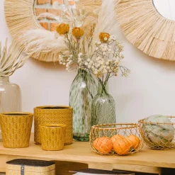 HOMLA Koszyk Rissa Okragly S 18X9 Cm