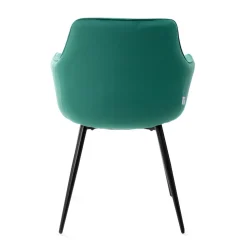 HOMLA Krzeslo Andre Welurowe Zielone 56X61X86 Cm